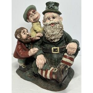 Sarah's Attic Irish Santa Leprechaun Vintage Collectible Number Limited Rare HTF